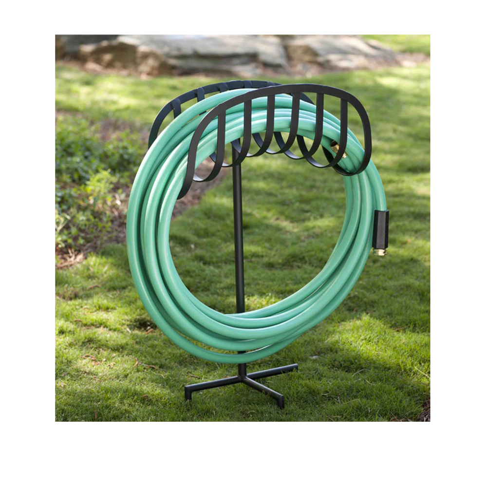 Liberty Garden Decorative Powder Coated Steel Garden Hose Storage Stand (4 Pack) - VMInnovations