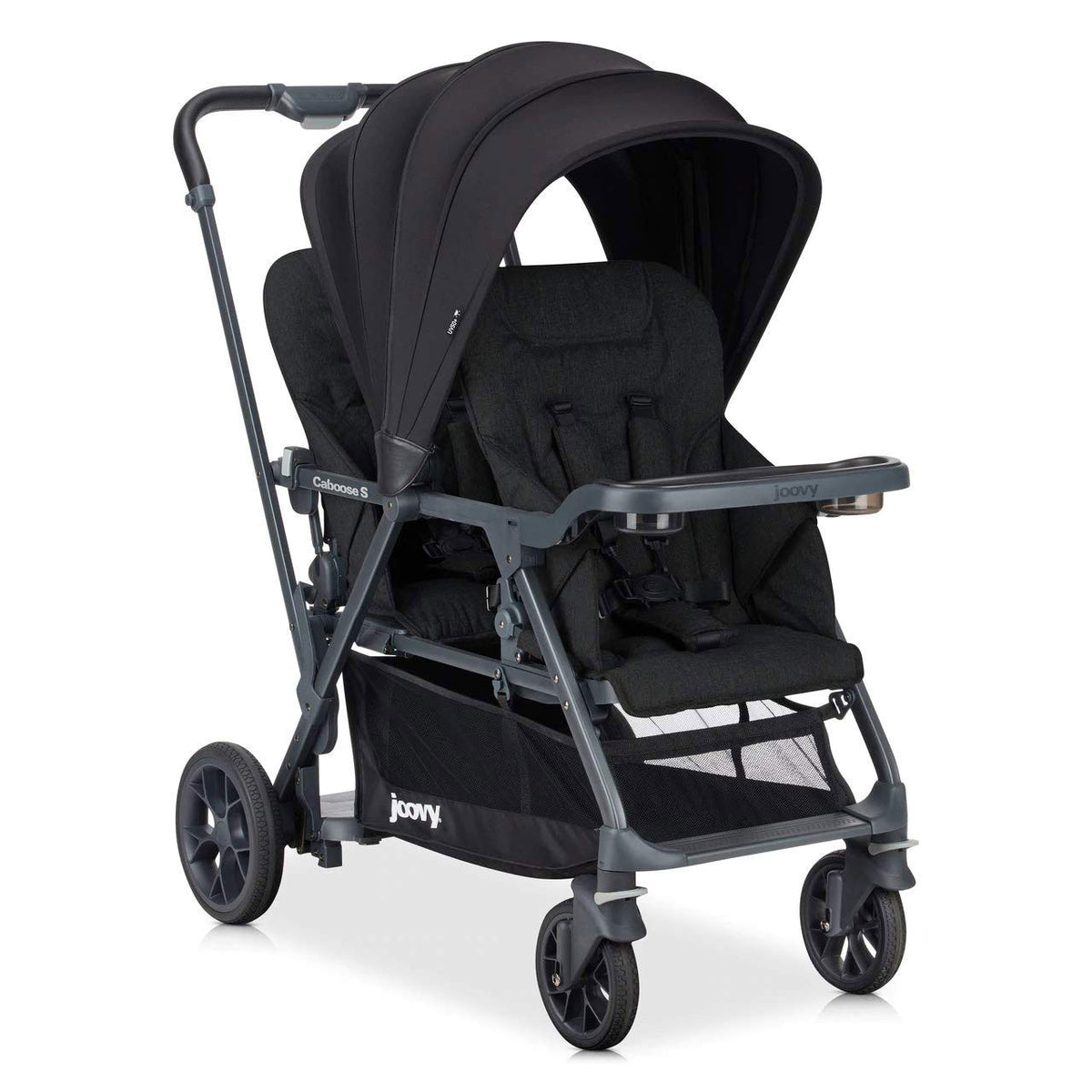 Joovy Folding Sit and Stand Double Stroller w/ Parent Organizer - VMInnovations