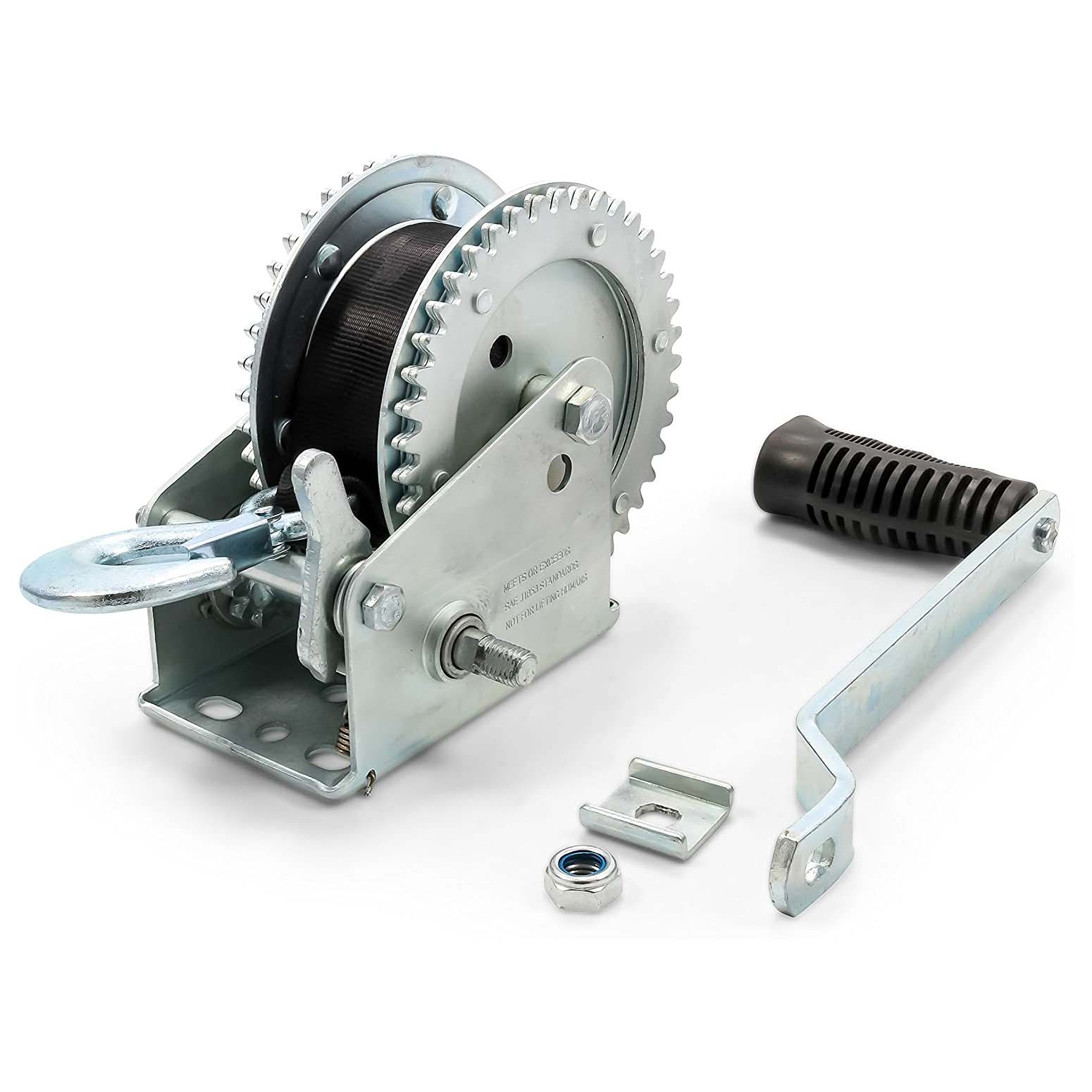 Camco Steel Marine Corrosion Resistant Towing Winch w/ 1,200-lb Capacity (Used)