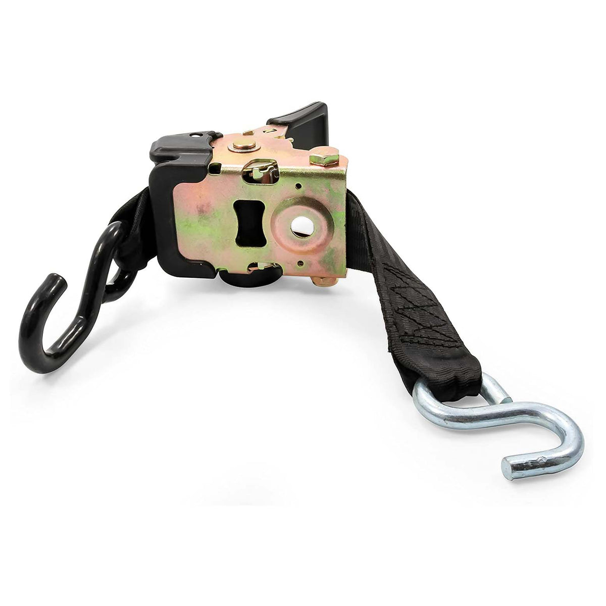 Camco Retractable Hauling & Transporting Ratchet Tie Down Straps, 2-Inch (Used)