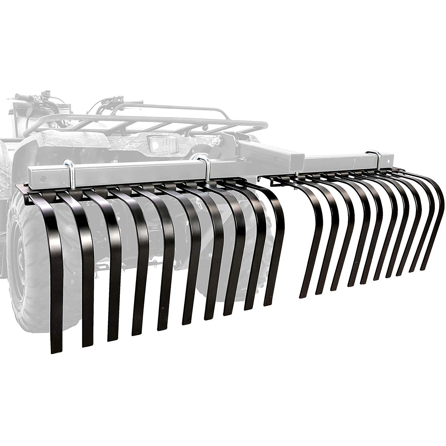Camco Black Boar ATV/UTV Implement Custom Outside Vehicle Landscape Rake Tool - VMInnovations