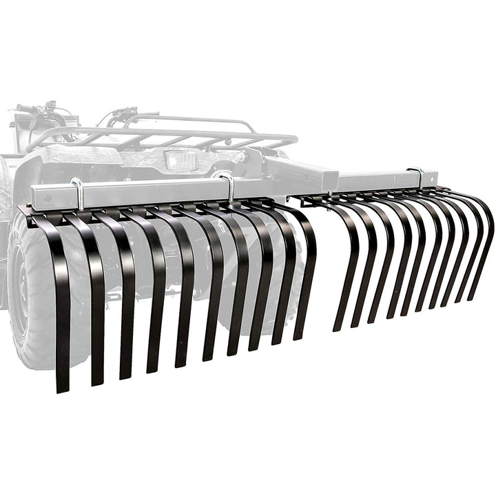 Camco Black Boar ATV/UTV Implement Custom Outside Vehicle Landscape Rake Tool - VMInnovations