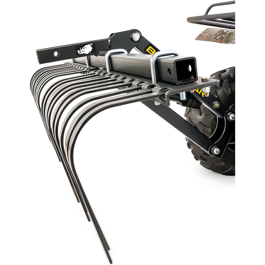 Camco Black Boar ATV/UTV Implement Custom Outside Vehicle Landscape Rake Tool - VMInnovations