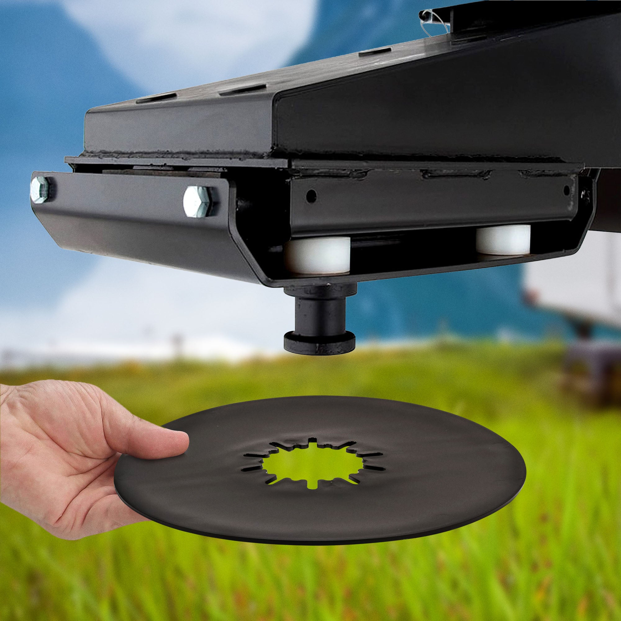 EAZ LIFT 12 Inch Bilingual Protective Lube Plate, RV 5th Wheel Trailer Accessory - VMInnovations