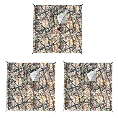 Quick-Set Screen Hub Camo Fabric Tent Wind & Sun Panels, Accessory Only (3 Pack)