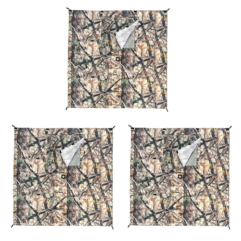 Quick-Set Screen Hub Camo Fabric Tent Wind & Sun Panels, Accessory Only (3 Pack)