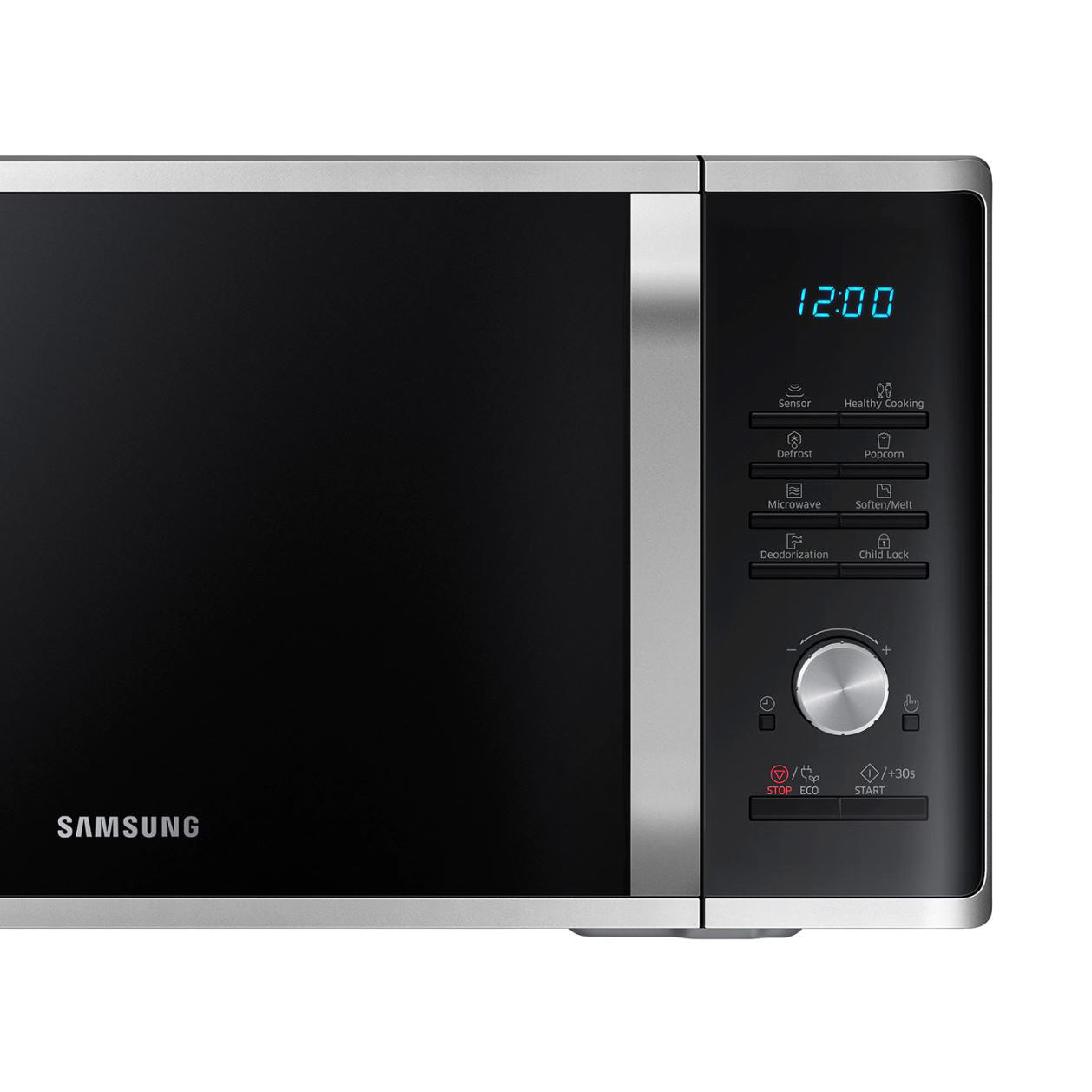 Samsung 1.1 Cubic Foot Microwave Oven, Black (Certified Refurbished) (Damaged)