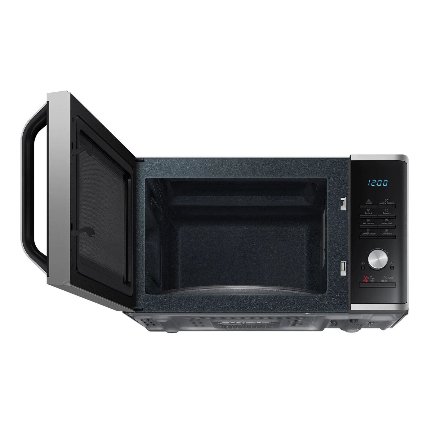Samsung 1.1 Cubic Foot Microwave Oven, Black (Certified Refurbished) (Damaged)