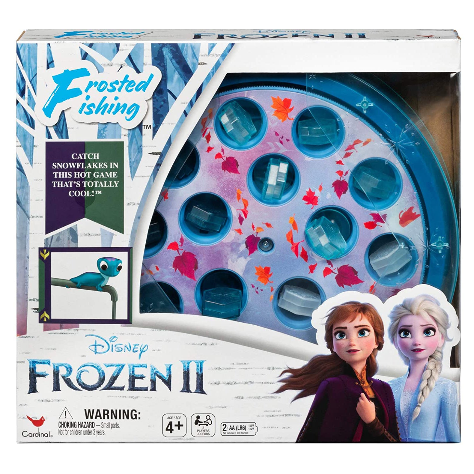 Cardinal Disney's Frozen II Family Fun Home Fishing Game for Kids Ages 4 and Up