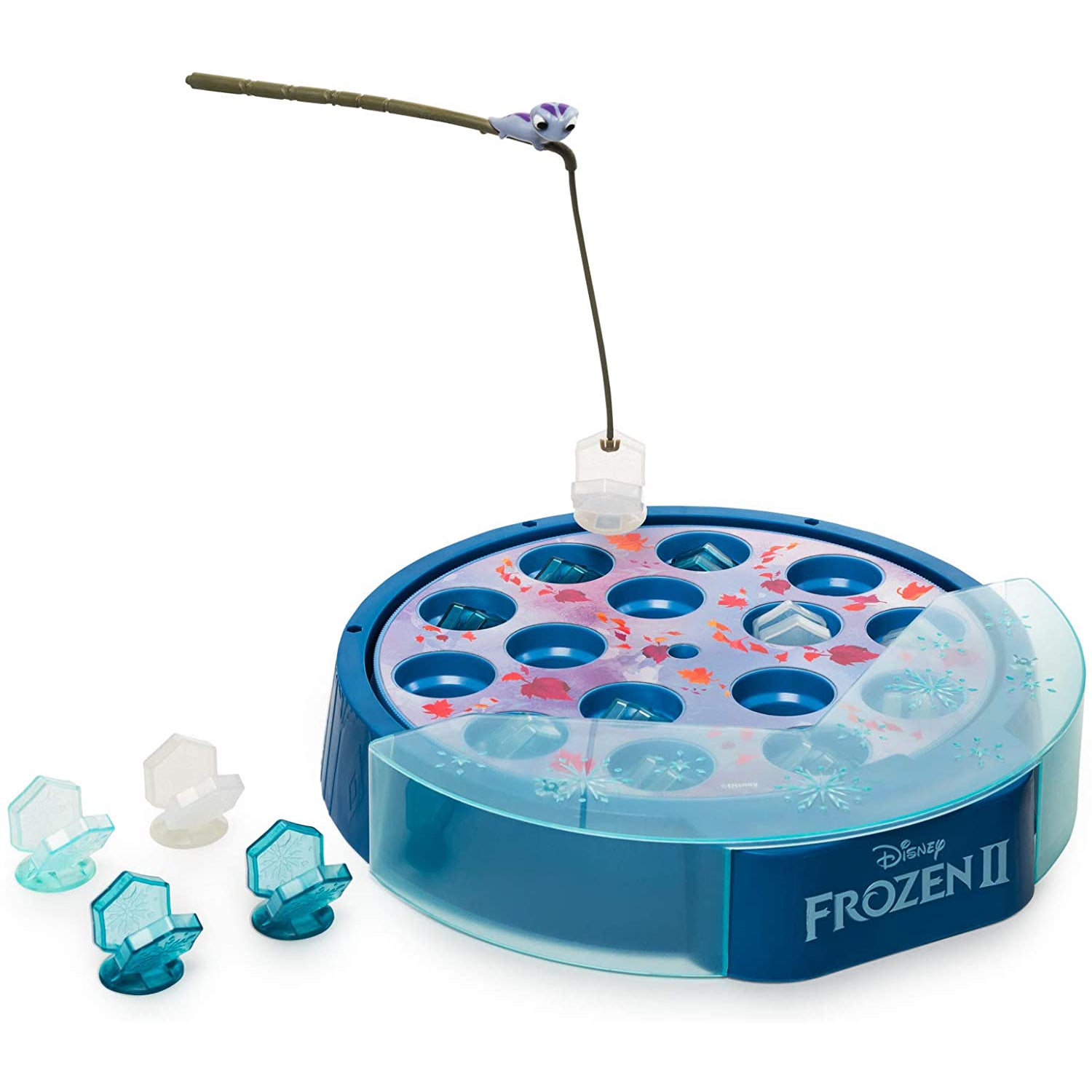 Cardinal Disney's Frozen II Family Fun Home Fishing Game for Kids Ages 4 and Up