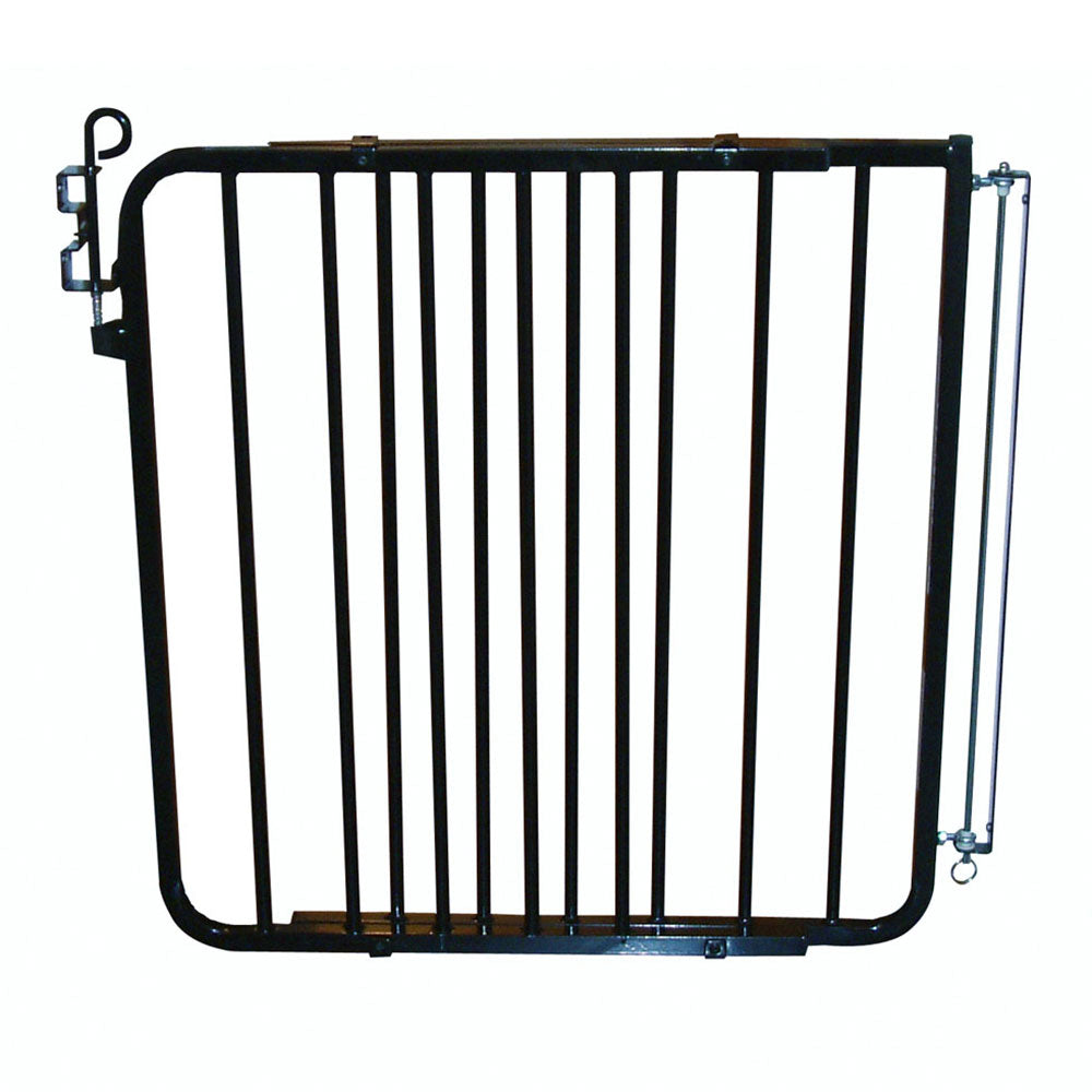 Cardinal Gates 29.5 Inch Aluminum Auto-Lock Indoor Baby Gate, Black (Open Box) - VMInnovations