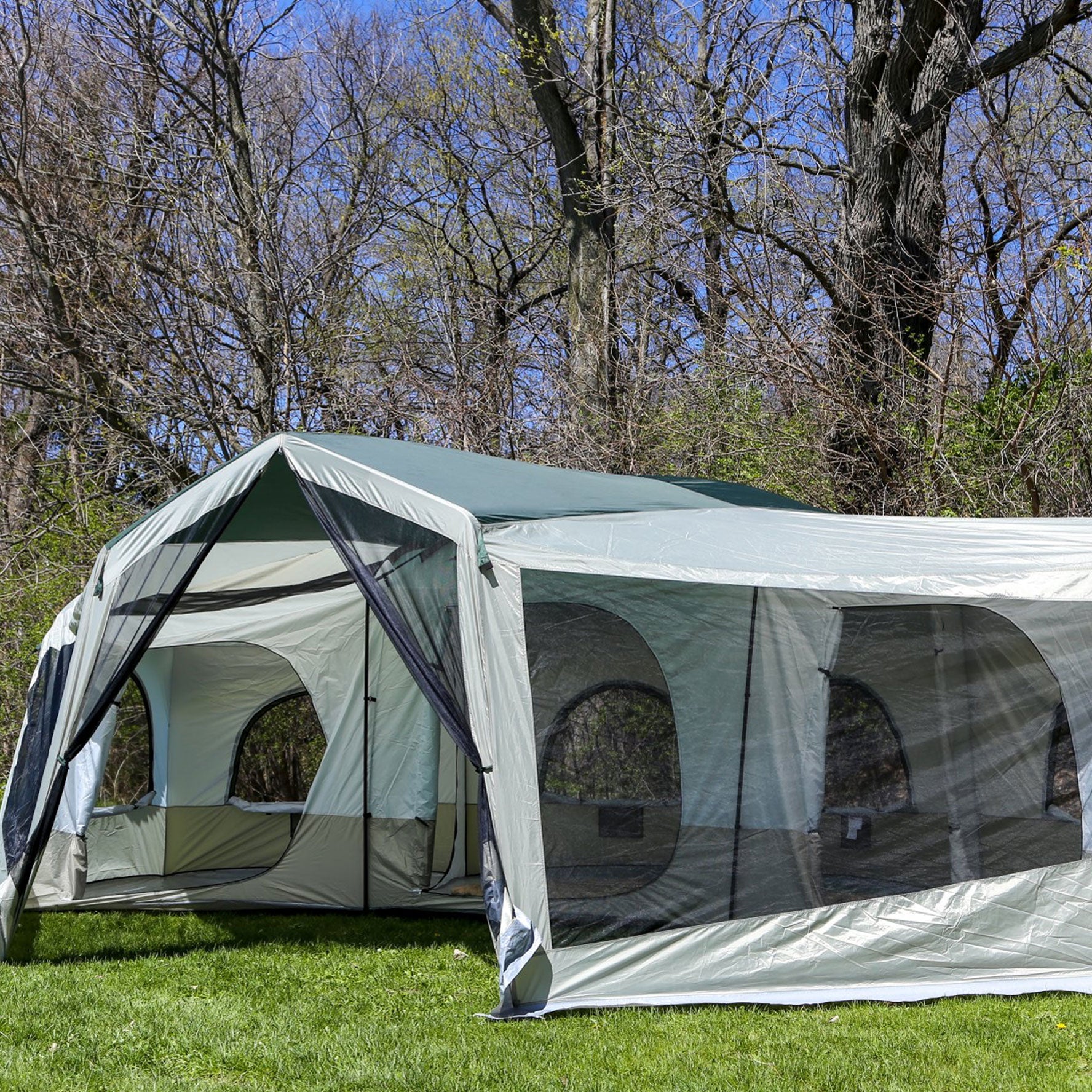 Tahoe Gear Carson 3 Season 14 Person Cabin Tent with Solar Shield (Damaged)