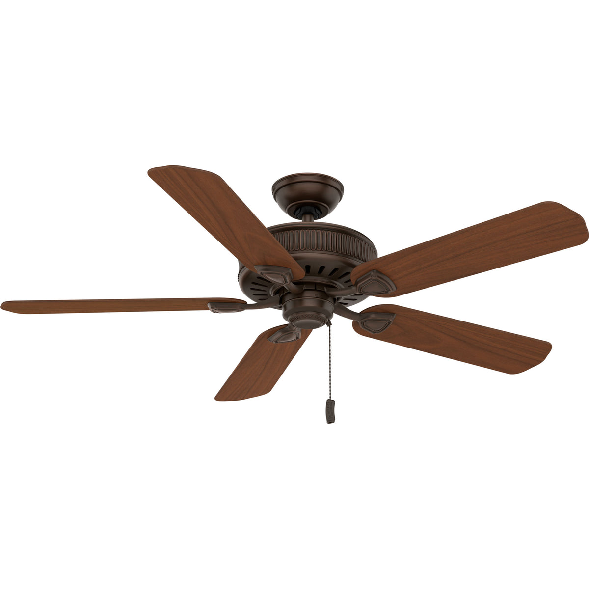 Casablanca Ainsworth 54 Inch Wooden Ceiling Fan with Pull Chain, Walnut (Used)