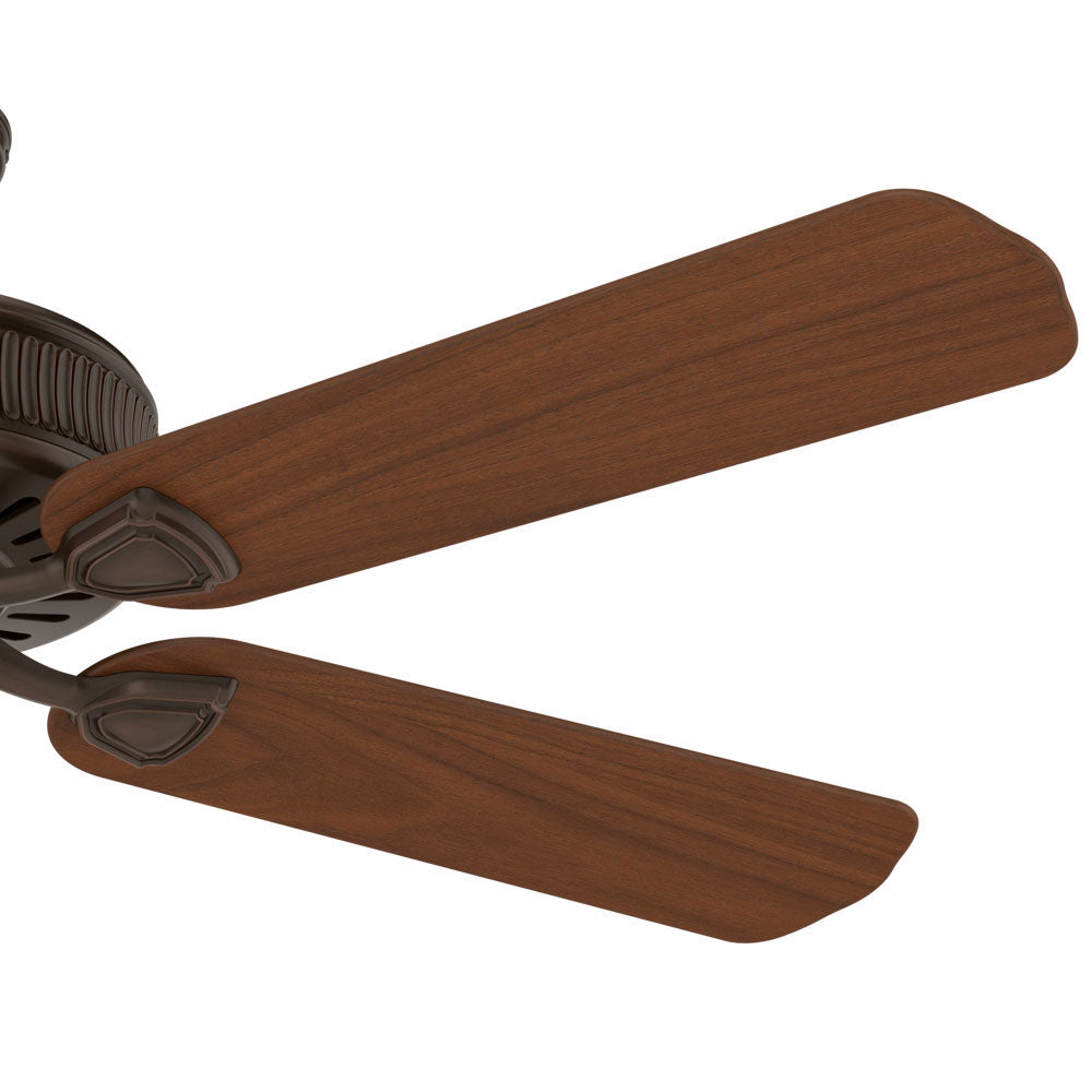 Casablanca Ainsworth 54 Inch Wooden Ceiling Fan with Pull Chain, Walnut (Used)