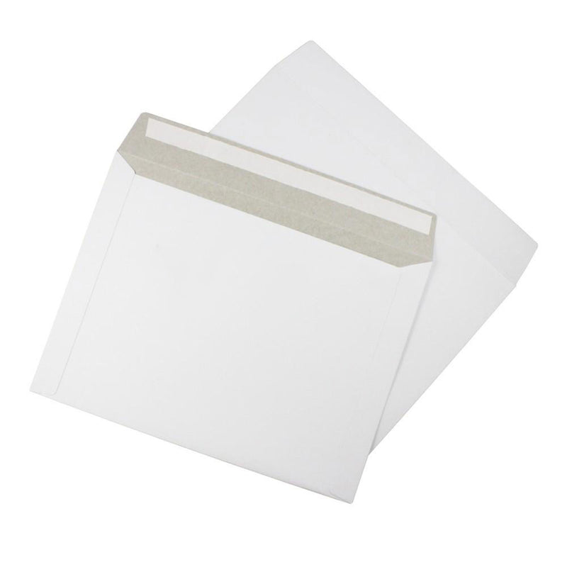 EcoSwift 12.5 by 9.5 Inch Self Seal Rigid Cardboard Mailers, White (250 Pack)