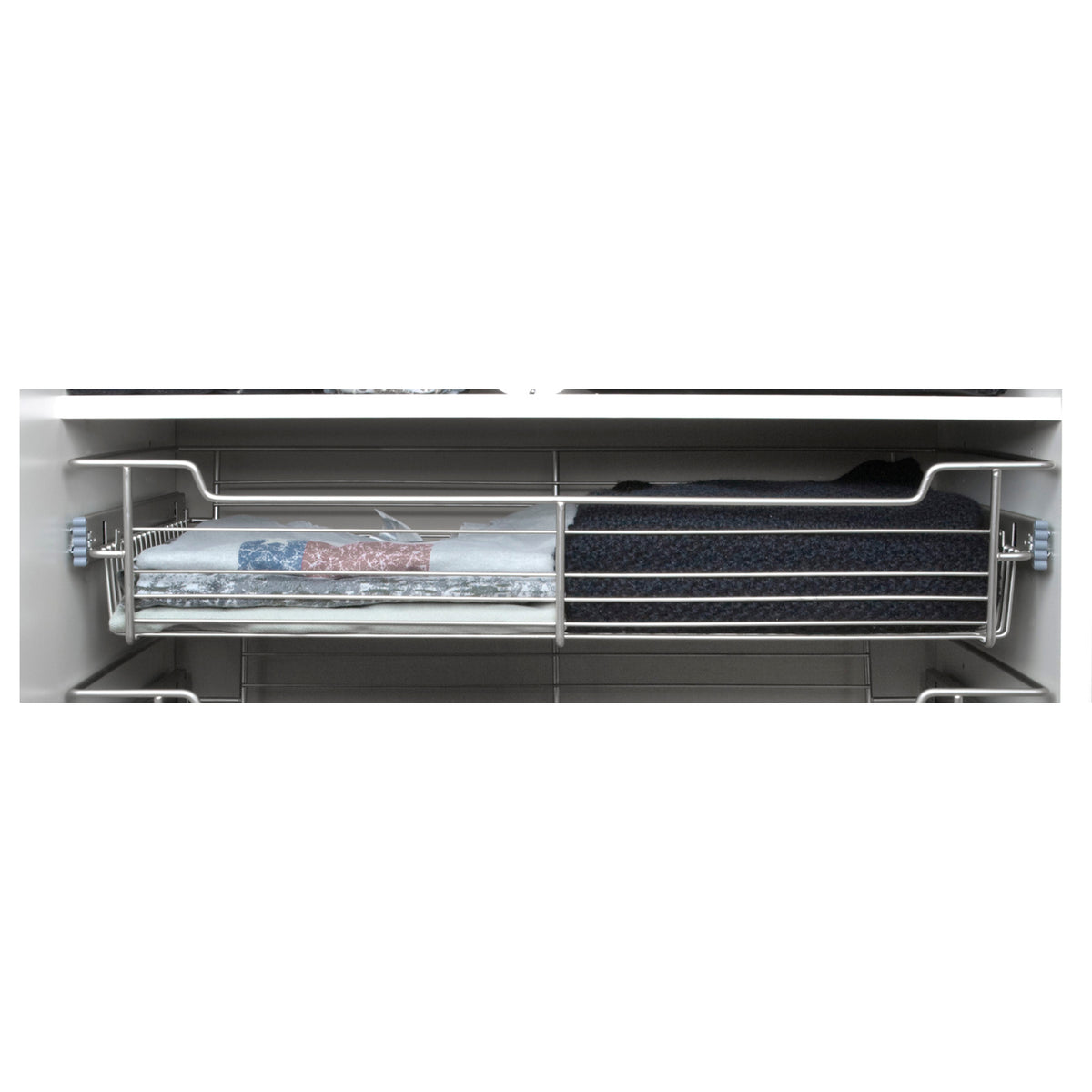 Rev-A-Shelf Sidelines CBSL-241405CR-3 24" Chrome Pullout Closet Basket (3 Pack)