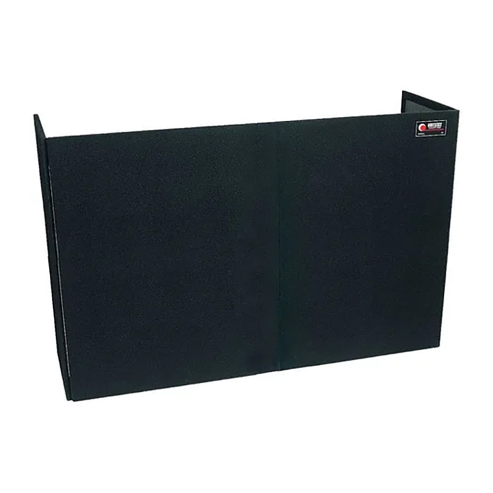 Odyssey CF6048 60 x 48 Inch Tall DJ Carpet Fold Out Booth Stand Facade, Black - VMInnovations