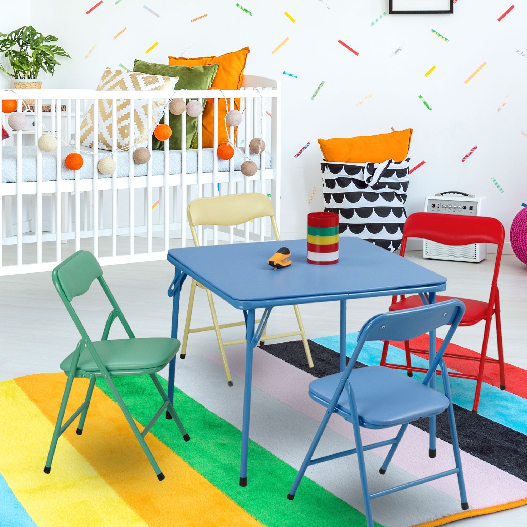 Plastic Development Group 5 Piece Kids Table and Chair Set (Open Box) - VMInnovations