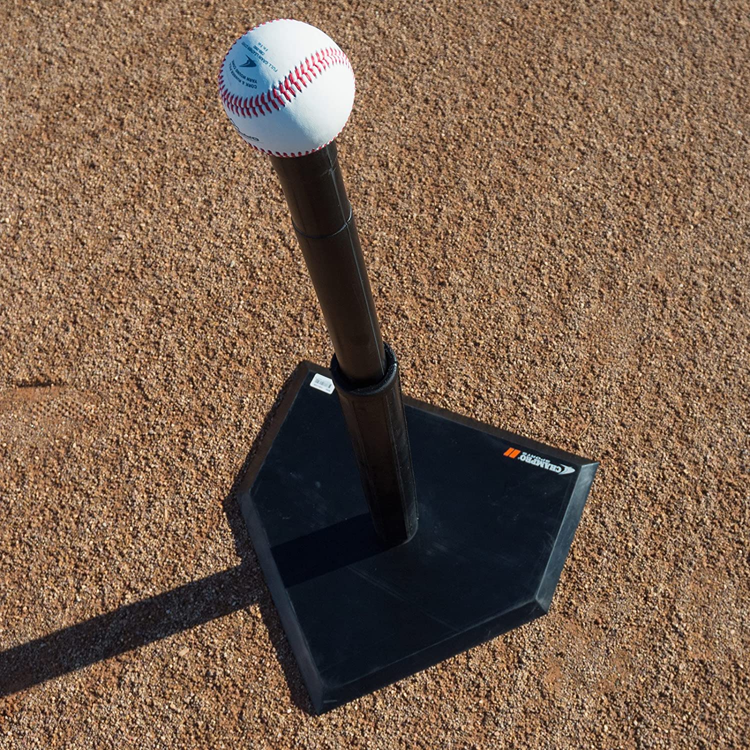 Champro Rubber Home Plate Softball/Baseball Tee Batting Practice Tool (Open Box)