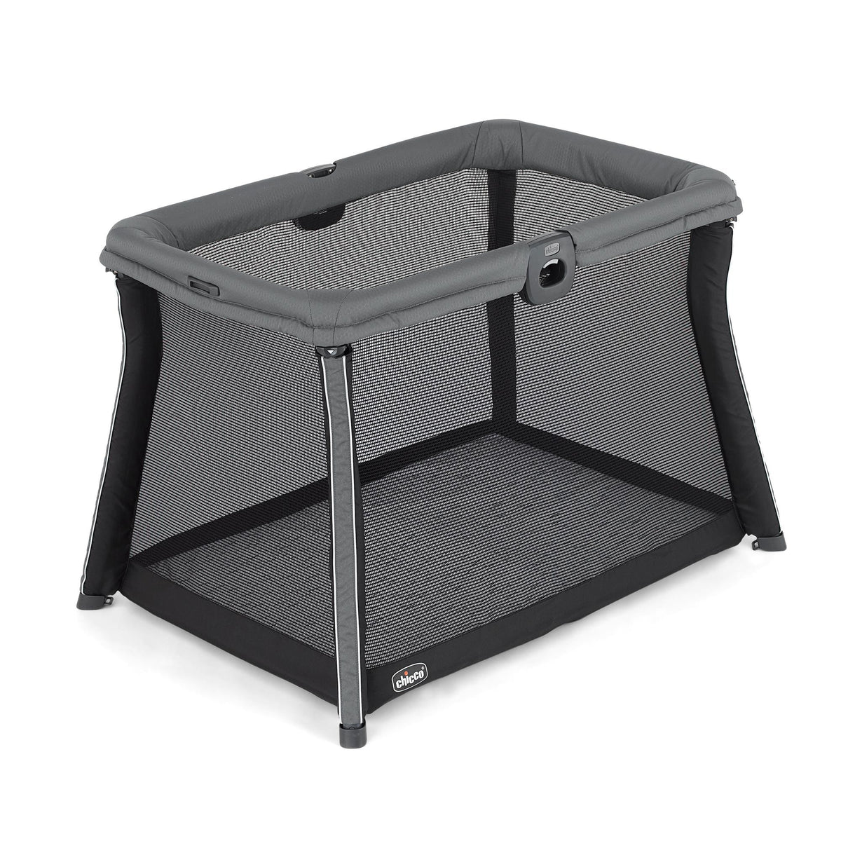 Chicco FastAsleep Go Full Sized Travel Infant Playard, Graphite Gray (Open Box)