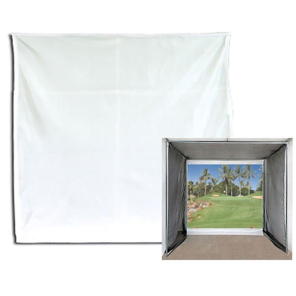 Cimarron Sports Multi-Use Projection Screen Golf Training Aid, 10x10 Ft (Used)