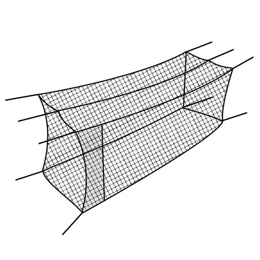 Cimarron Sports Twisted Rubber Baseball Batting Cage Net, 30x12x10 Feet (Used)