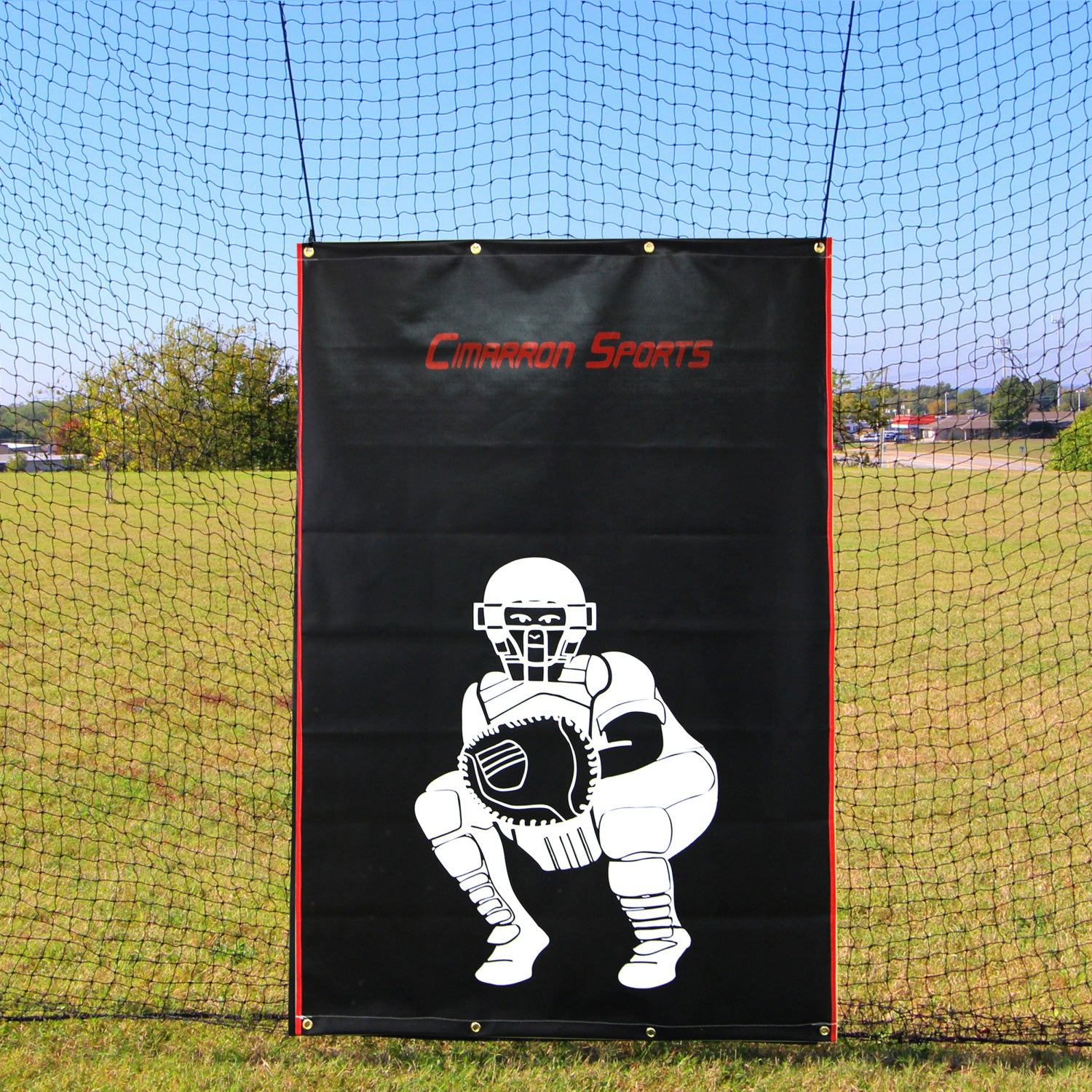 Cimarron 4x6 Foot Baseball Softball Batting Vinyl Backstop Only (Open Box)