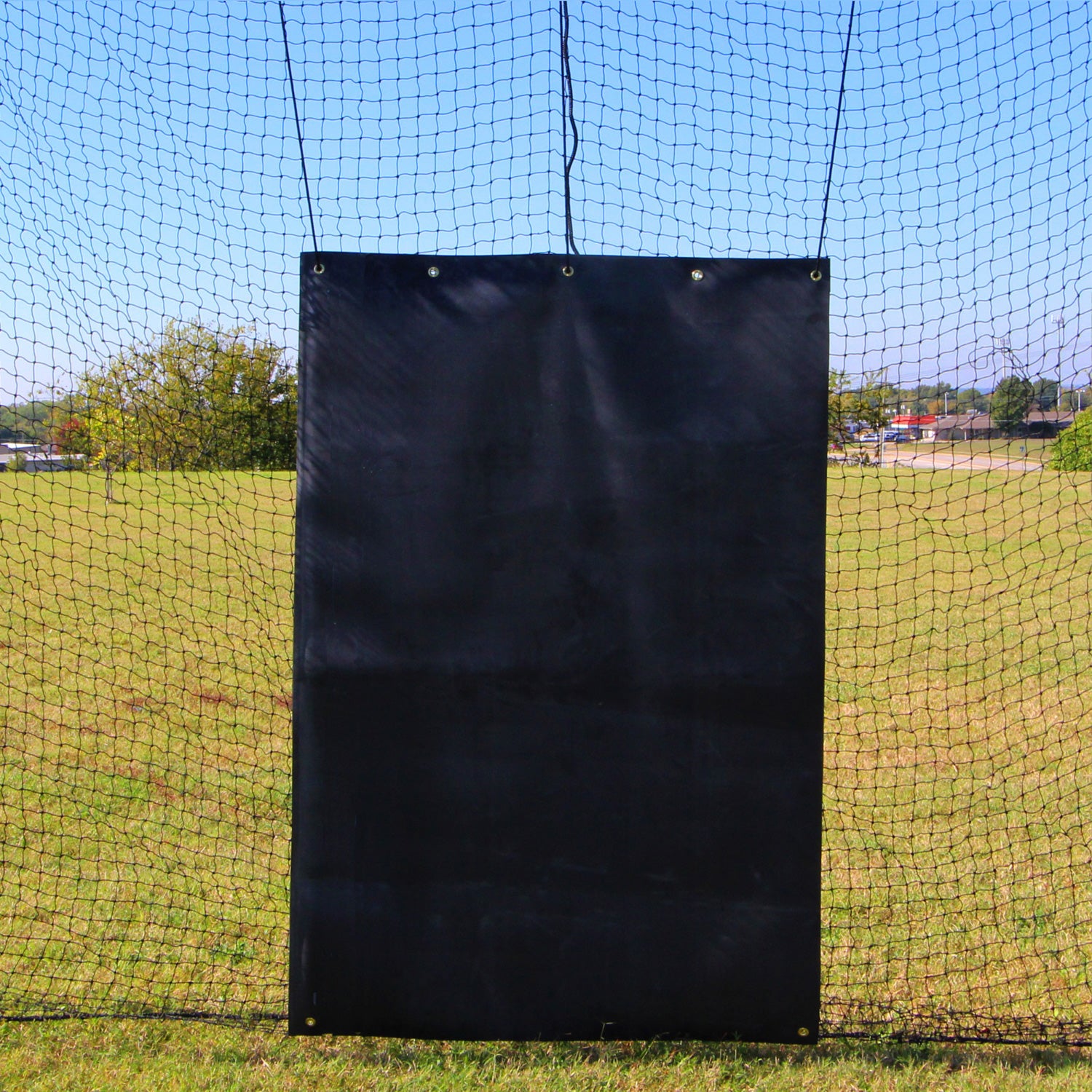 Cimarron 5x7 Ft Baseball Batting Cage Netting Rubber Backstop Saver (Open Box)