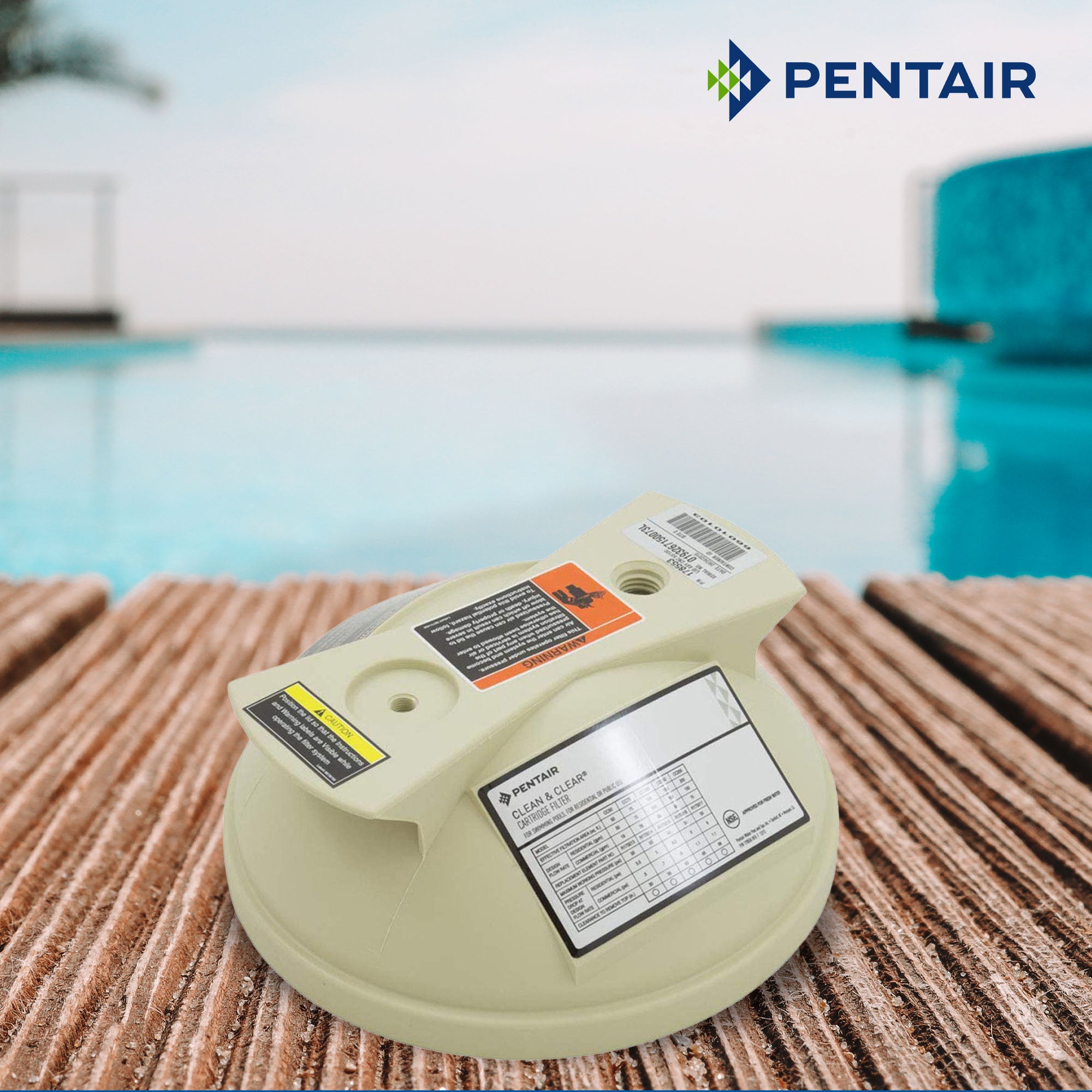 Pentair 178553 Almond Lid Assembly Replacement Pool and Spa Cartridge Filter - VMInnovations