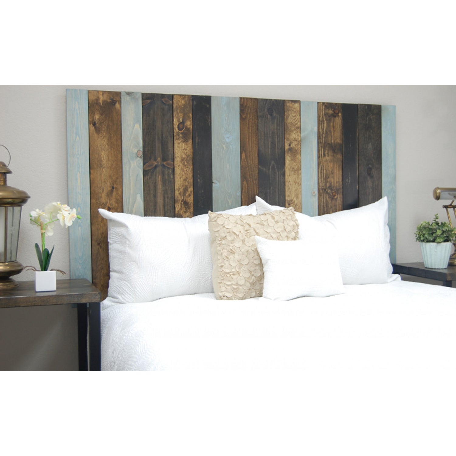 Barn Walls Floating Hanger 4 Panel Wall Headboard, All Terrain, California King