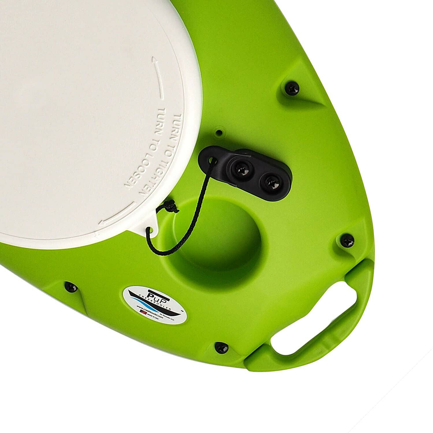 CreekKooler 15 Quart Floating Beverage Portable Pup Cooler with 8 Foot Tow Rope - VMInnovations