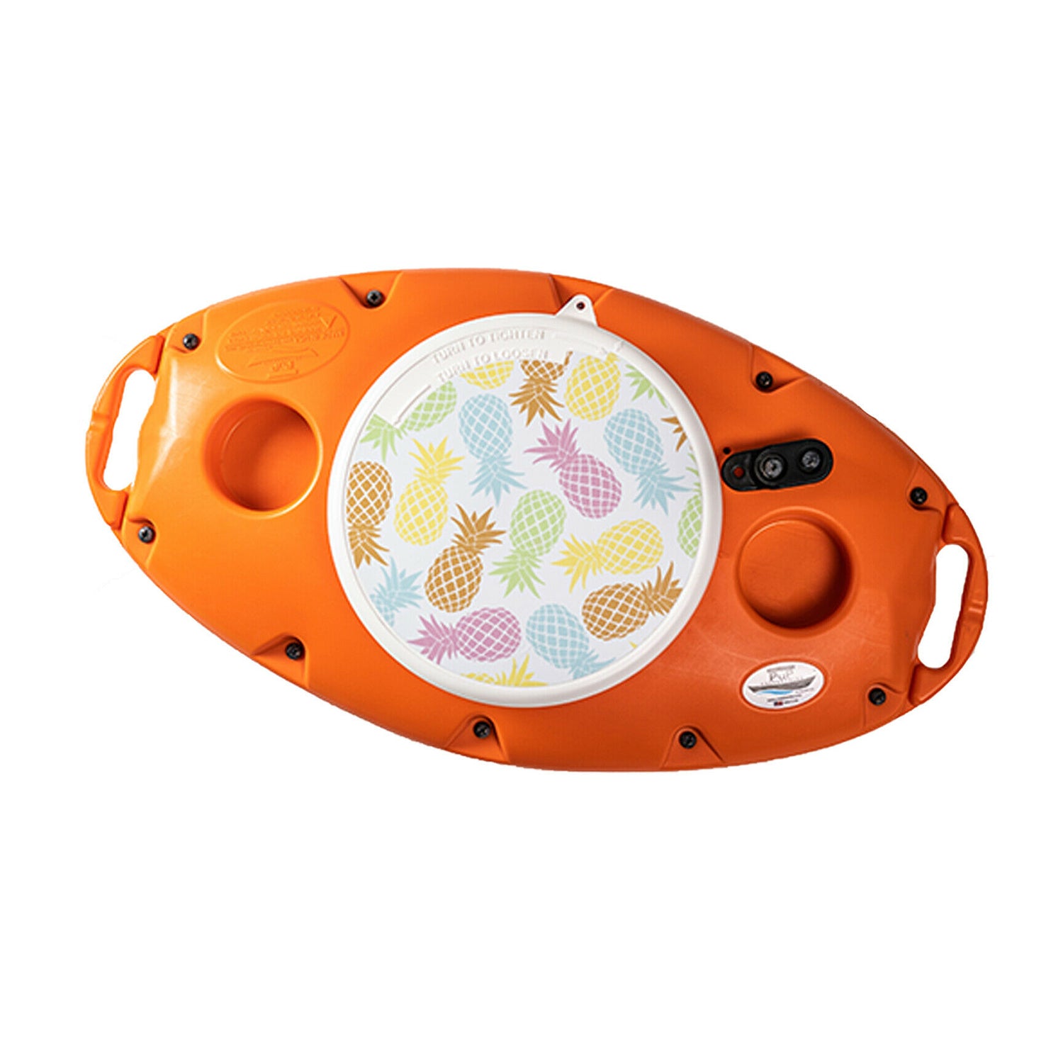 CreekKooler PuP Floating Insulated 15 Qt Kayak Beverage Cooler, Orange (Used) - VMInnovations