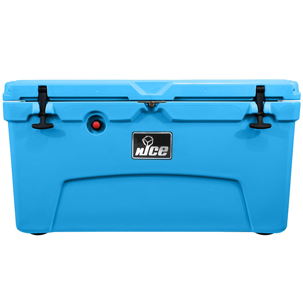 nICE CKR-508606 75 Quart Roto Mold Double Walled High Grade Outdoor Cooler, Blue