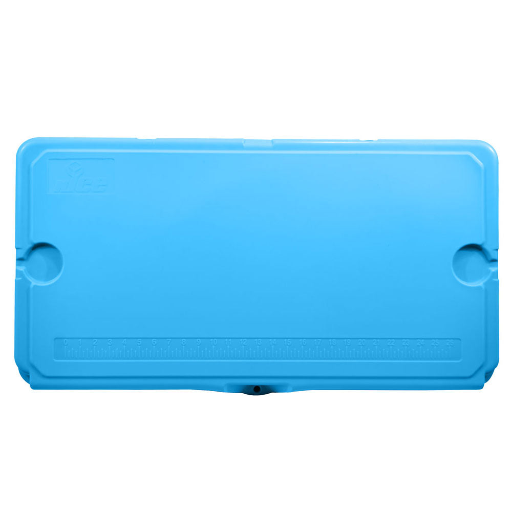 nICE CKR-508606 75 Quart Roto Mold Double Walled High Grade Outdoor Cooler, Blue