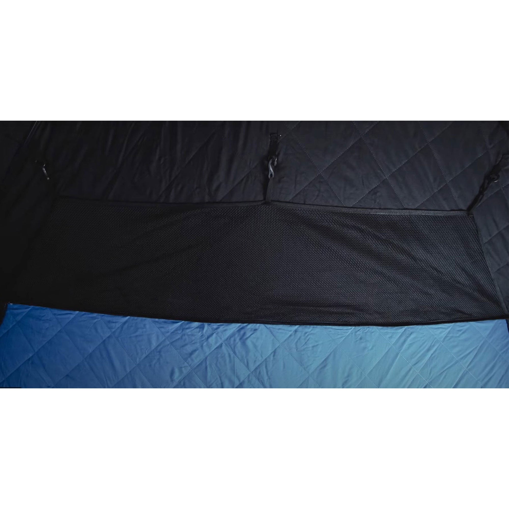 Clam C-560 Thermal 7.5 Foot Pop Up Ice Fishing Angler Hub Shelter, Blue (Used) - VMInnovations