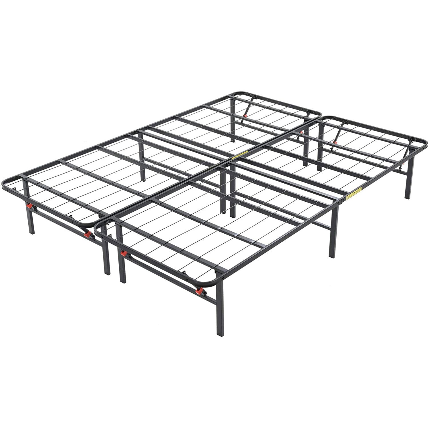 Classic Brands Hercules 14 Inch Metal Platform Foundation Bed Frame, Black, King