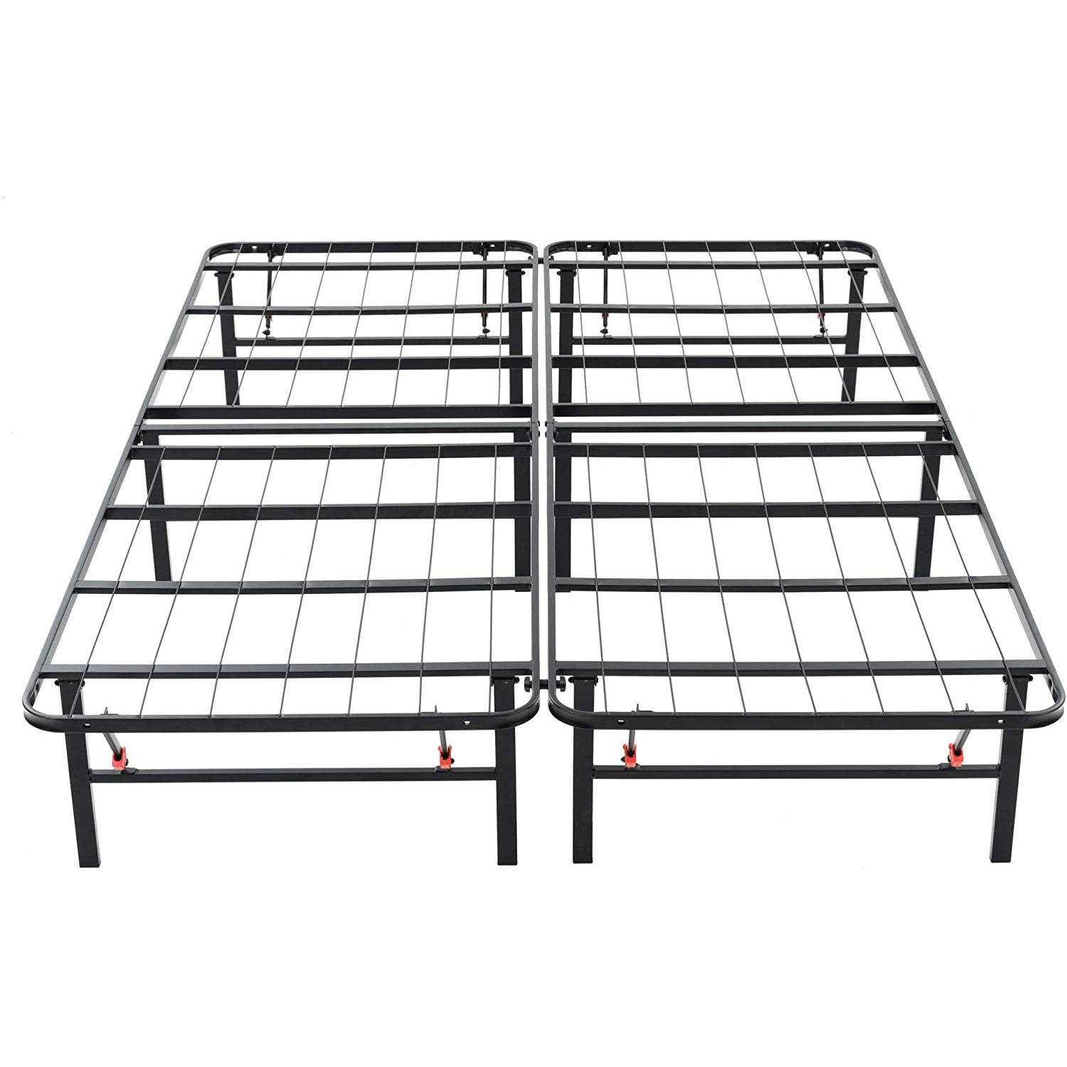 Classic Brands Hercules 14 Inch Metal Platform Foundation Bed Frame, Black, King