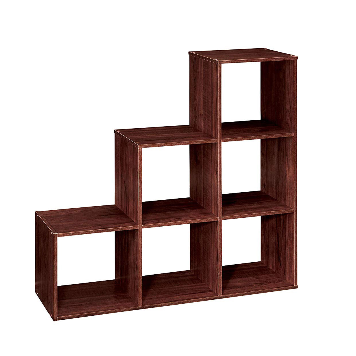 ClosetMaid 3 Tier Wooden Cubical Organizer for Added Storage, Dark Cherry (2 Pk) - VMInnovations