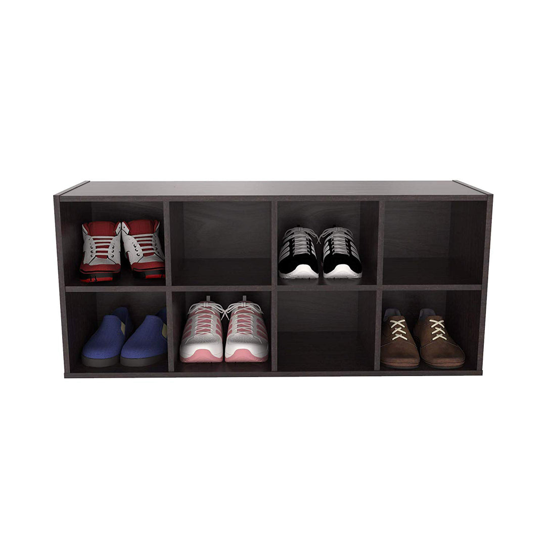ClosetMaid 5081 8 Box Stylish Closet Shoe Organizing Storage Station, Espresso - VMInnovations