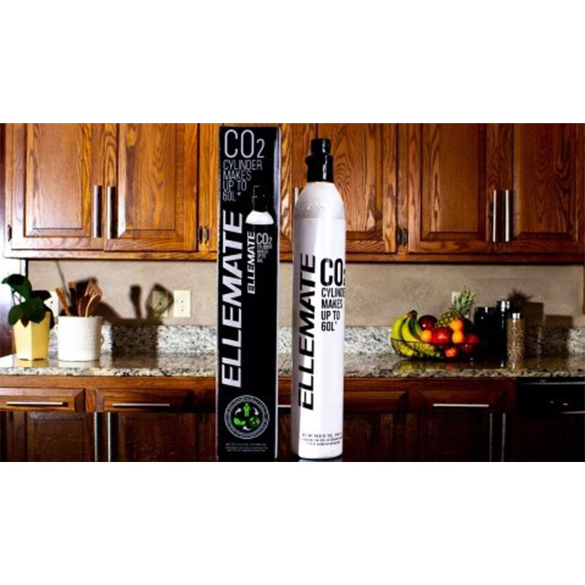 Ellemate Dynamic Carbonation Machine for Sparkling Water Fizzy Beverages, Gray