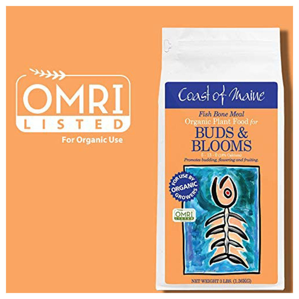 Coast of Maine Fish Bone Meal Pack Organic Potting Soil, 3 LB Bag (10 Pack) - VMInnovations
