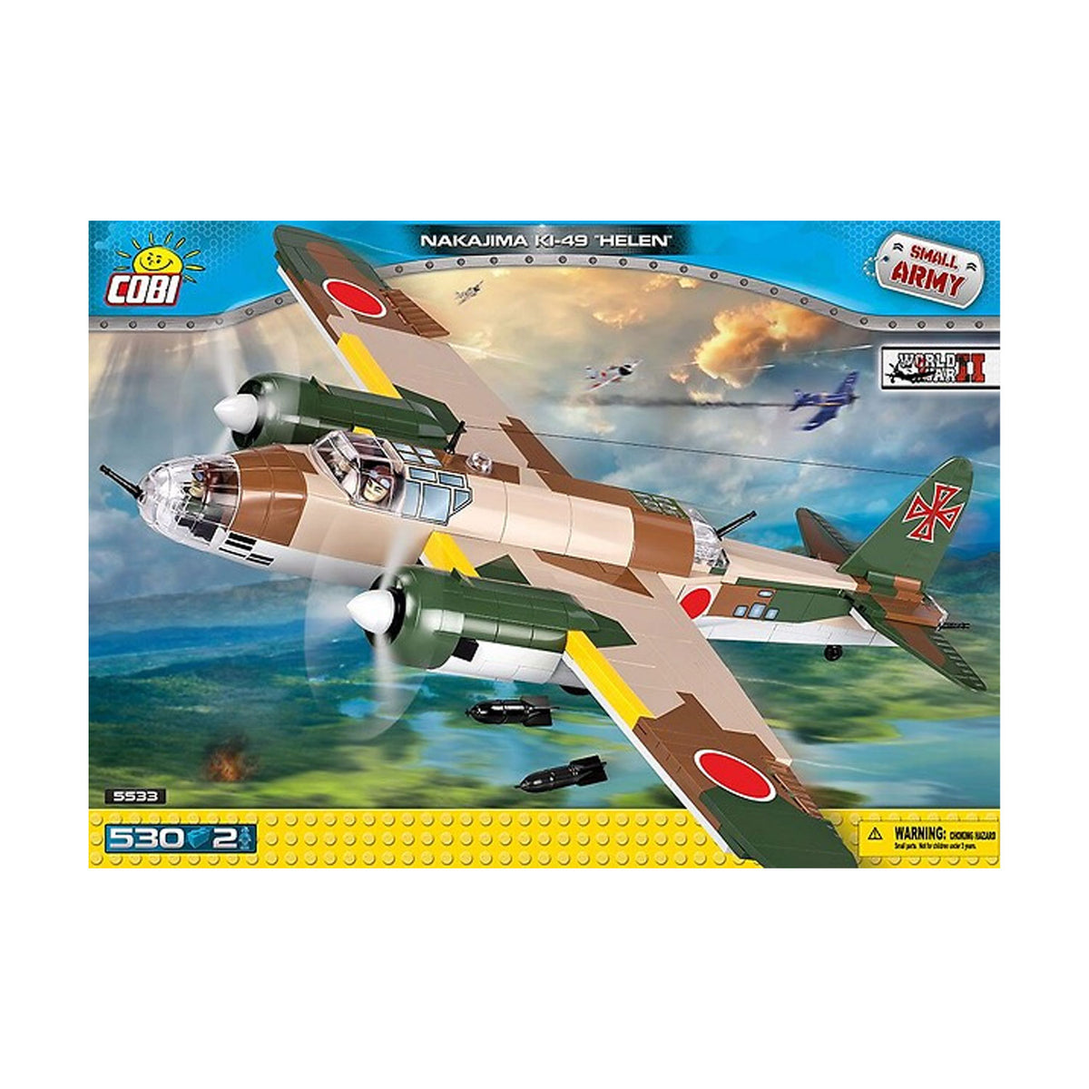 COBI WWII Historical Collection 5533 Nakajima KI 49 520 Piece Building Block Set