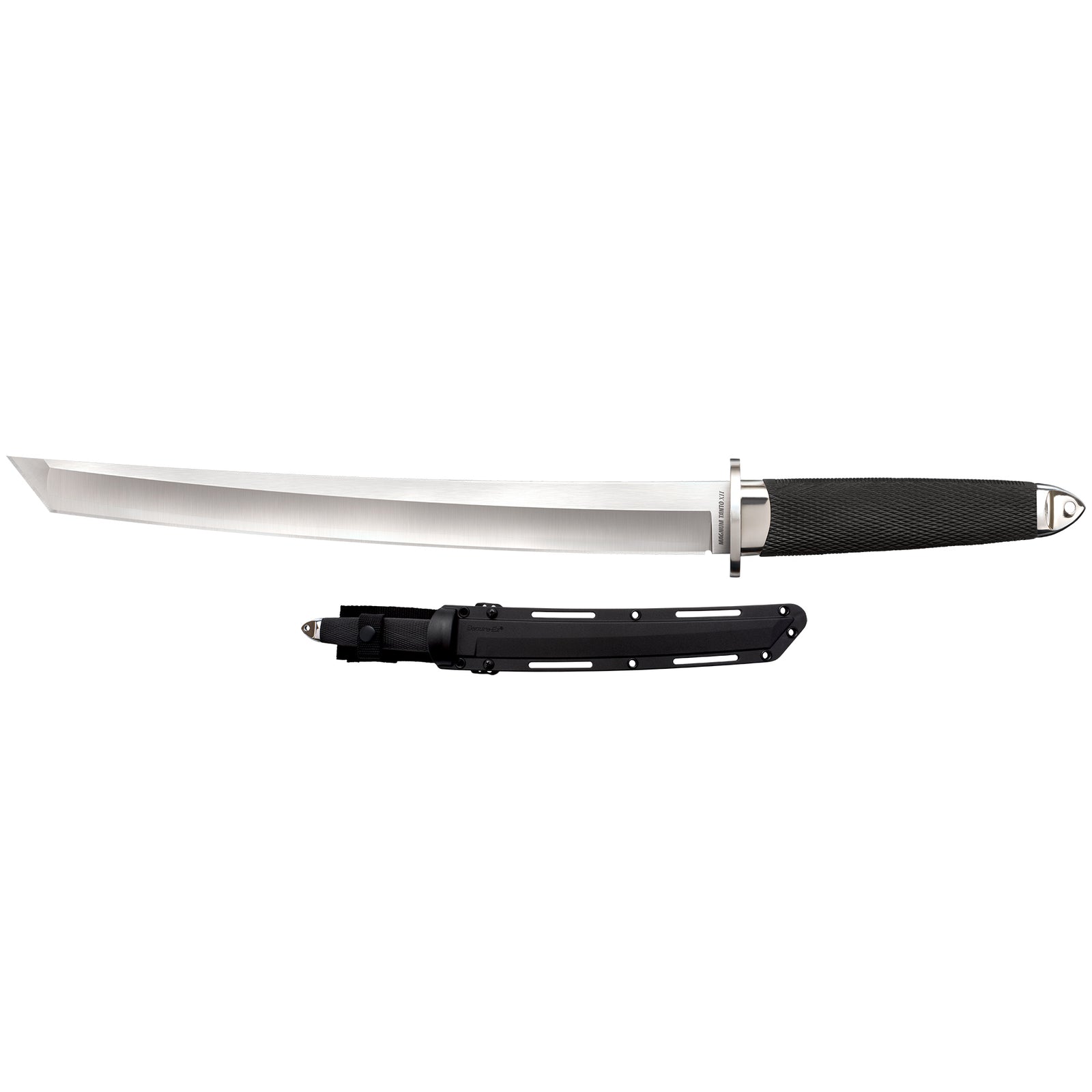 Cold Steel 35AE Magnum Tanto XII San Mai 12 Inch Steel Sword Knife with Sheath - VMInnovations