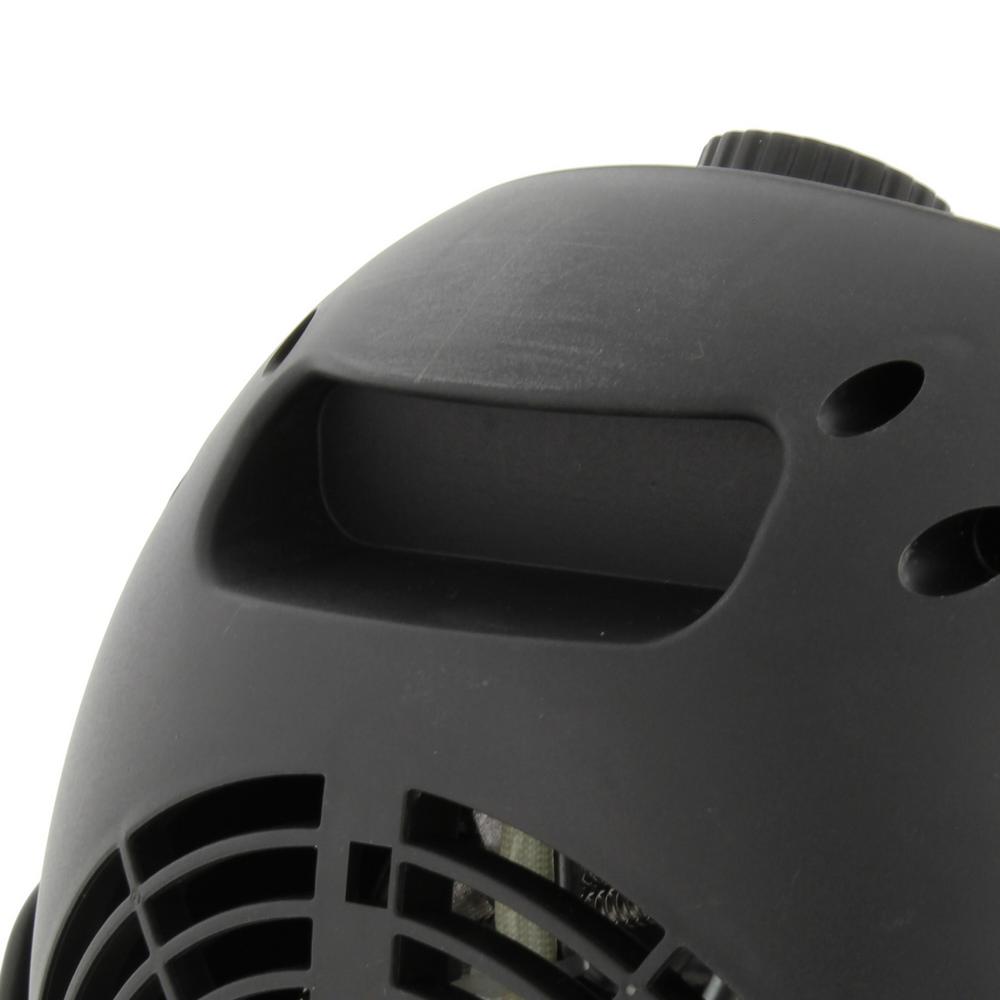 Comfort Zone 1500W Electric Space Heater Personal Fan Dual Unit, Black (Used)