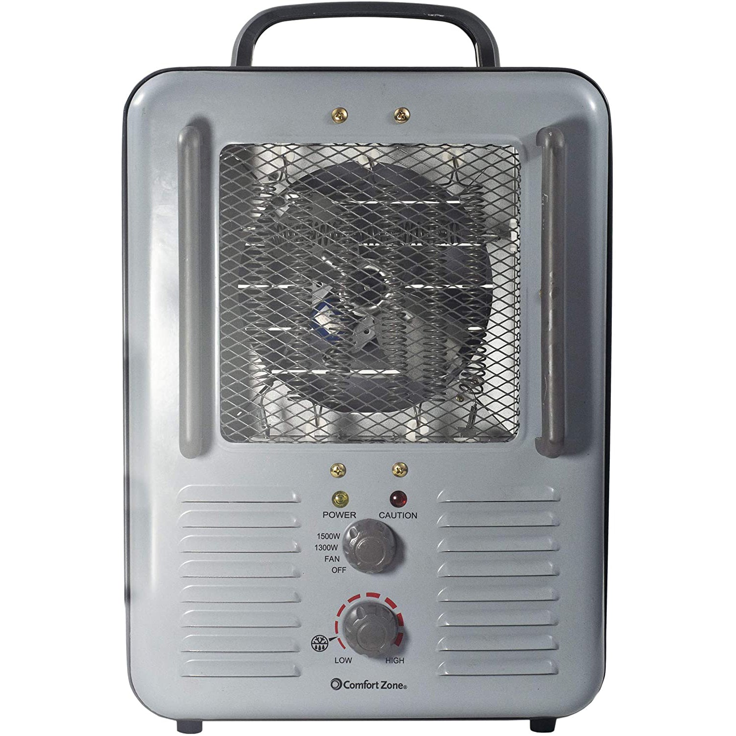 Comfort Zone Electric Deluxe Utility Convection Space Heater Fan (Open Box)