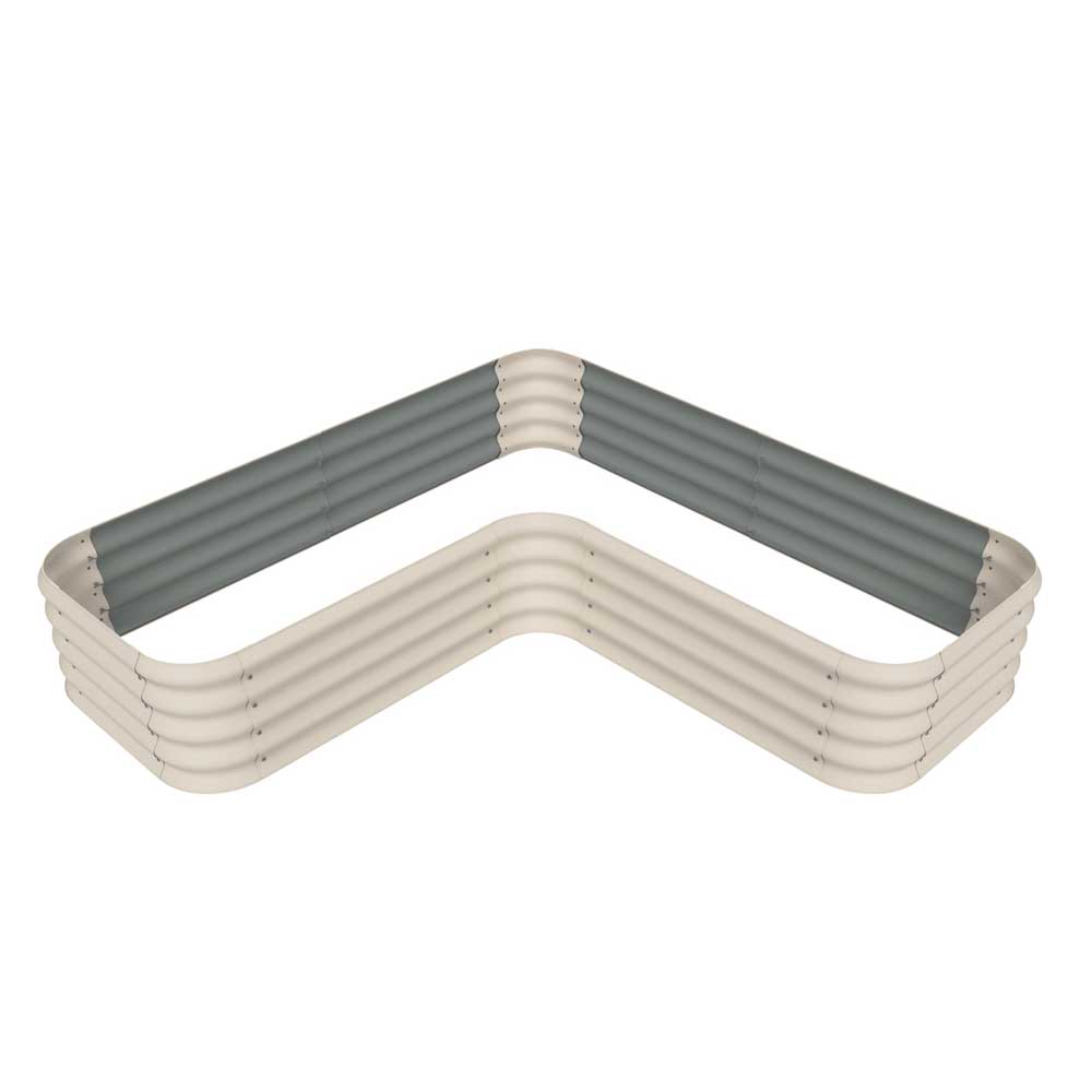 Stratco Raised Garden Bed, Beige & Brut Worm Castings Soil Builder, 30lb Bag