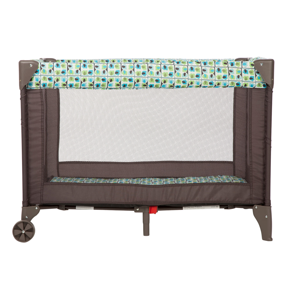 Cosco Funsport Portable Compact Baby Toddler Play Yard w/Wheels, Elephant Square - VMInnovations