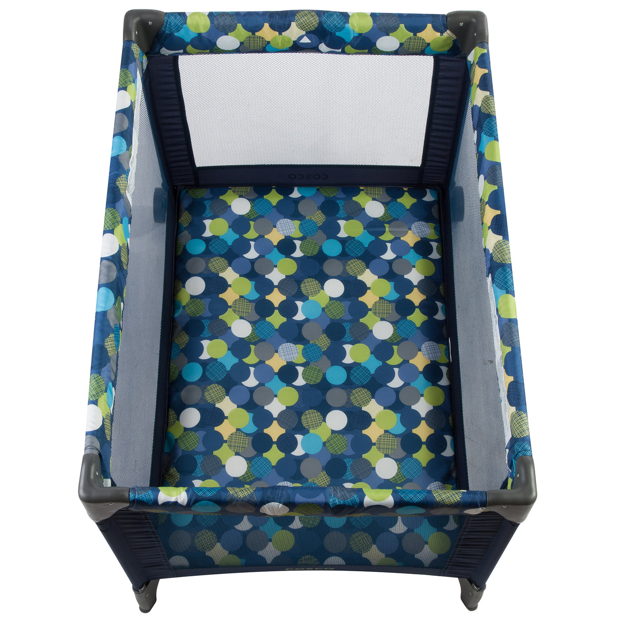 Cosco Funsport Portable Compact Comfy Baby Toddler Play Yard with Wheels, Comet - VMInnovations