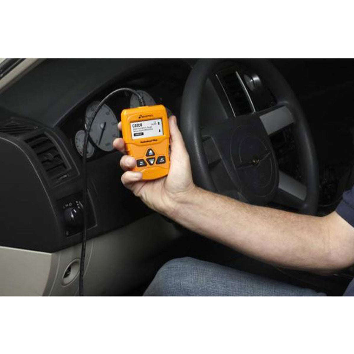 Actron PocketScan Plus ABS/OBDII and CAN Diagnostic Code Reader, Orange (Used)