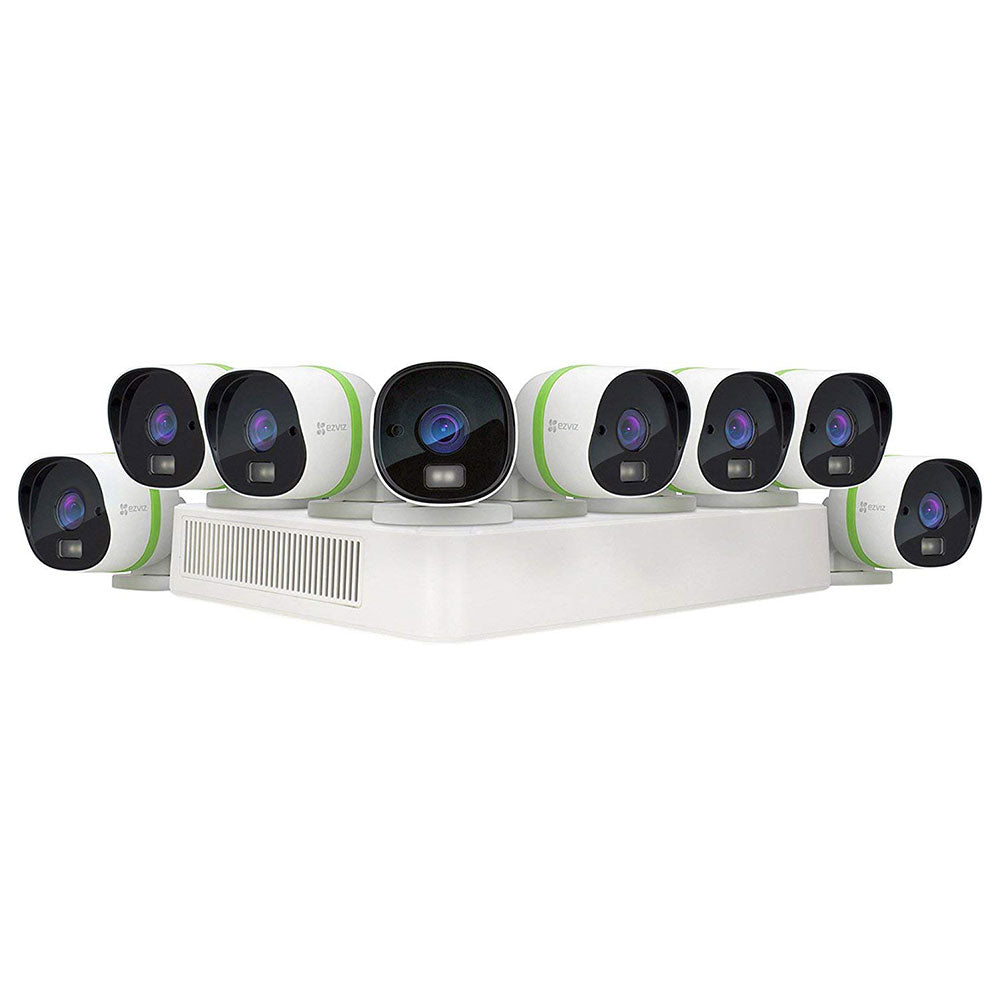 EZVIZ Crispr 3 MP Nigh Vision Video Security System with 8 Cameras (Open Box)